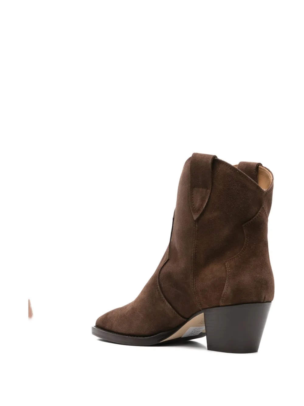Anna F 50mm Pointed-toe Cowboy Boots In Brown