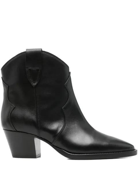 Anna F. leather cowboy boots