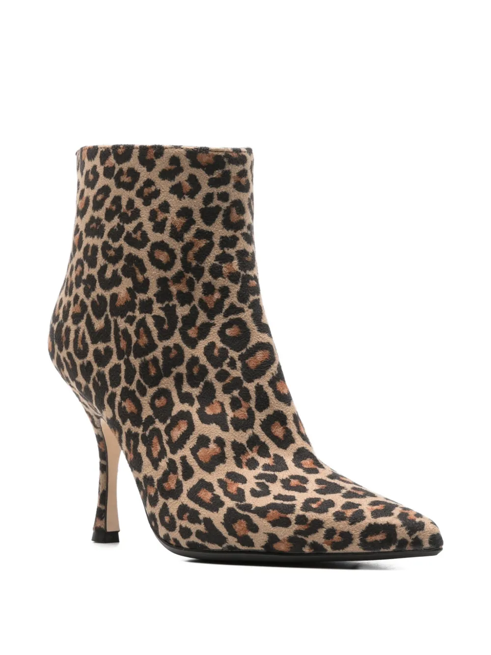 Anna F 80mm Animal-print Ankle Boots In Neutral