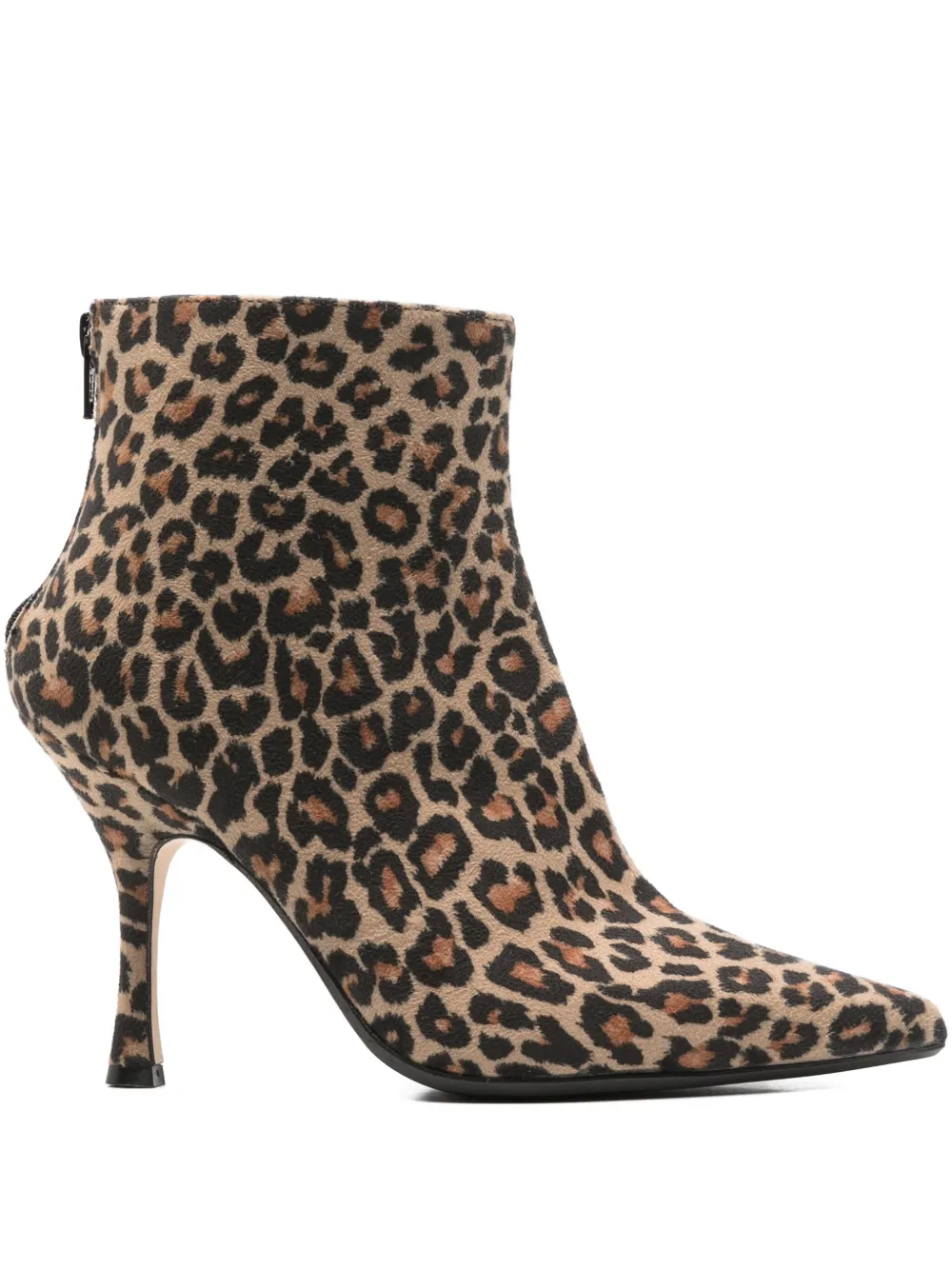 Anna F 80mm Animal-print Ankle Boots In Neutral