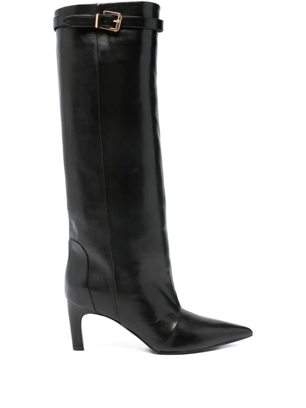 Lella Baldi buckle-detailing pointed-toe boots | Black | Image 1