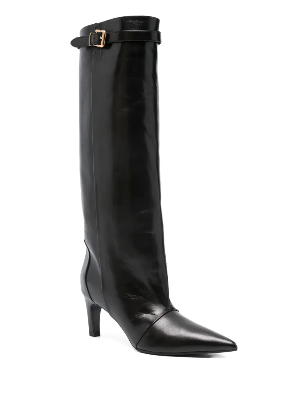 Lella Baldi buckle-detailing pointed-toe boots | Knee-High Boots | Image 2