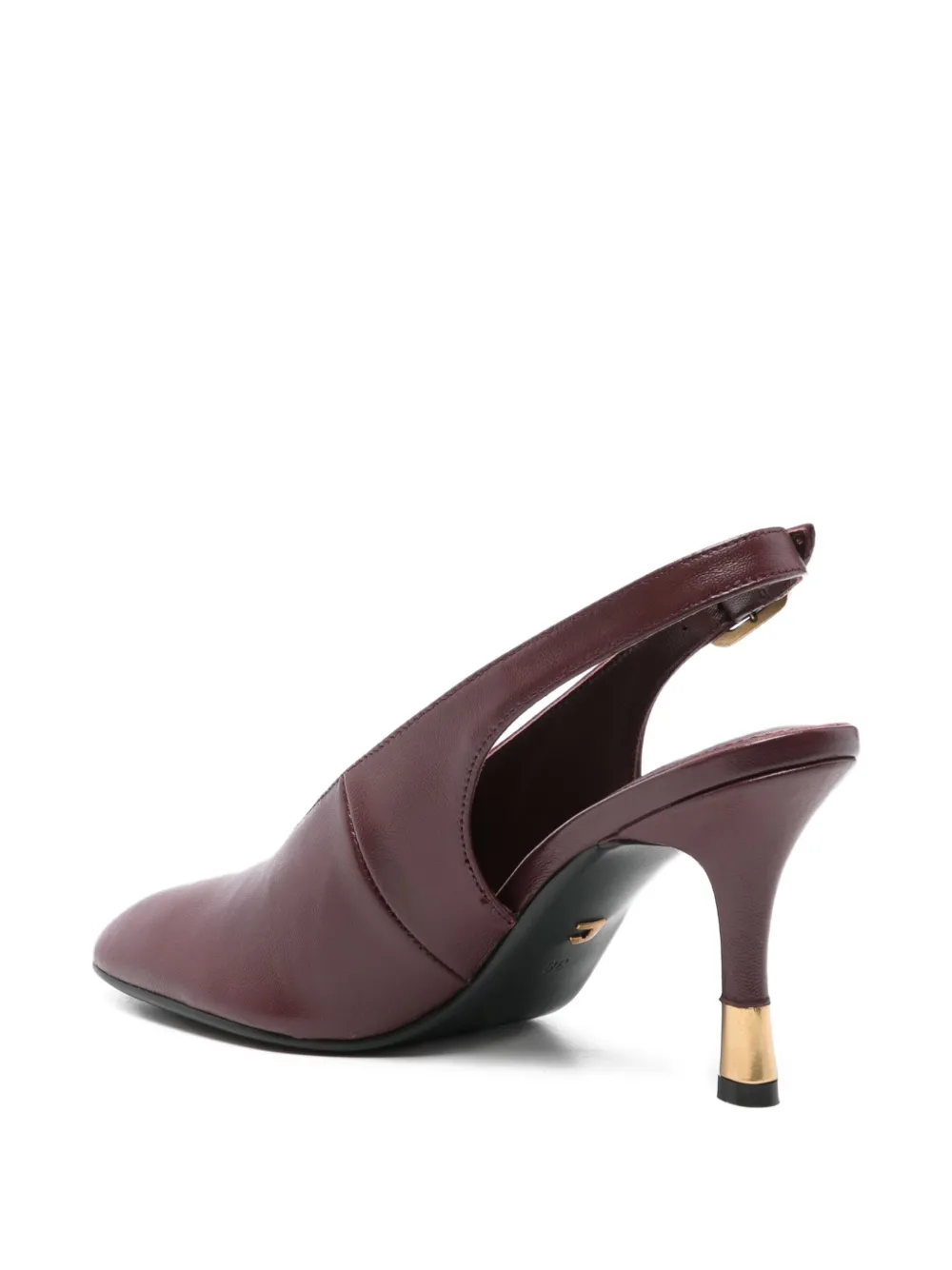 Lola Cruz Pumps met leren hak Rood