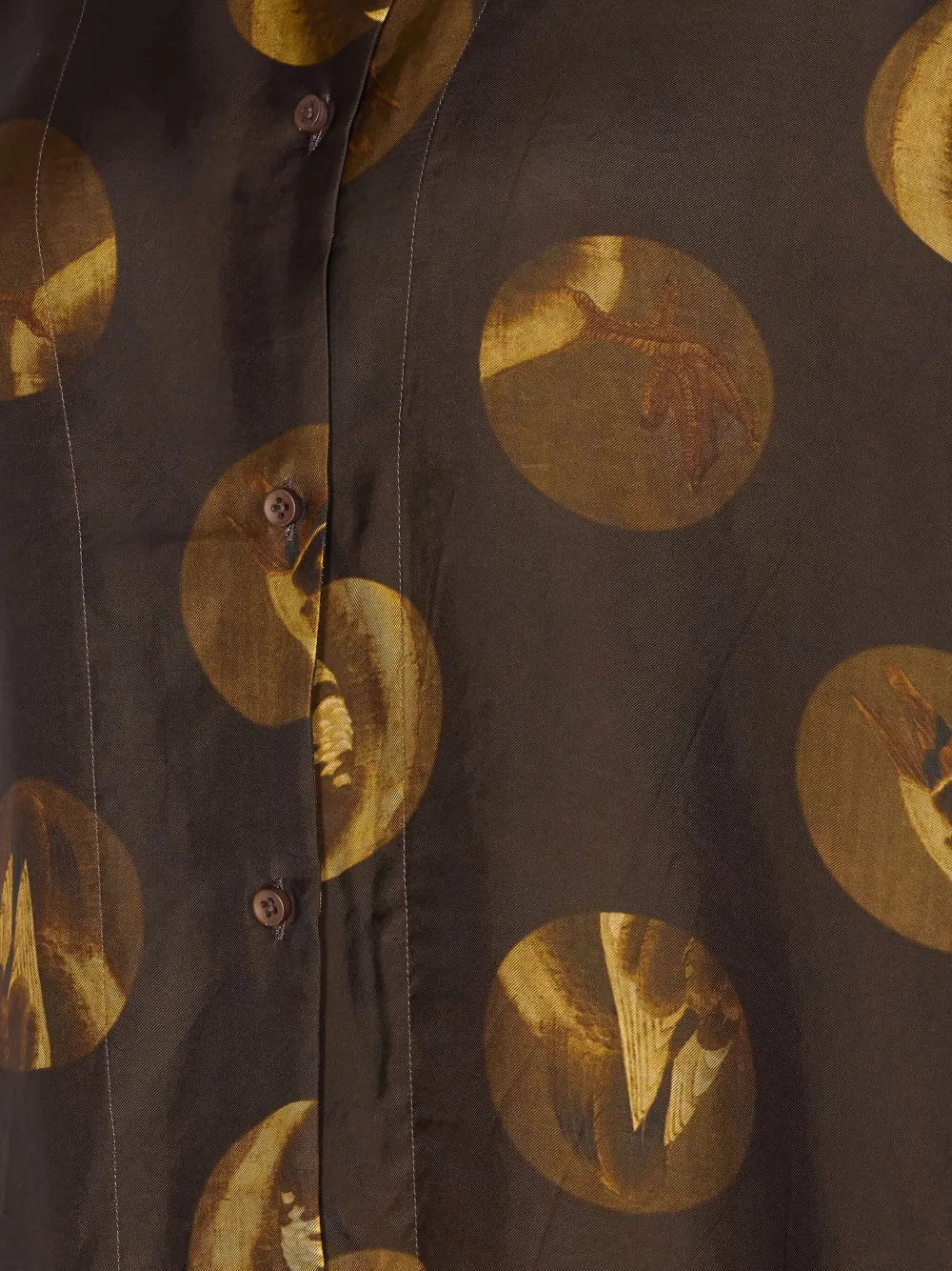 Uma Wang Top met print Bruin