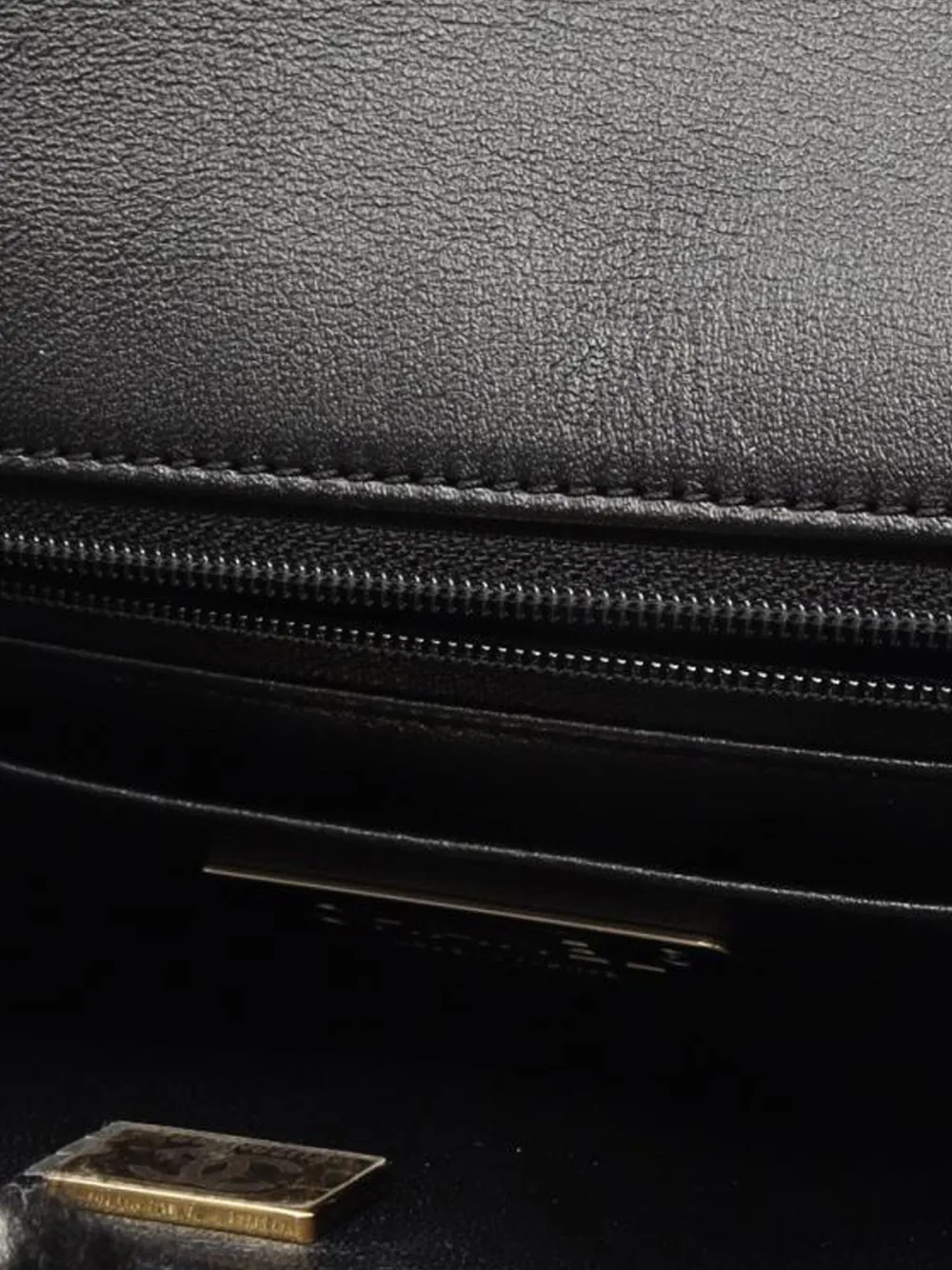 Pre-owned Chanel 2021-2025 Cc Mouton Flap Bag Shoulder Bag In Black