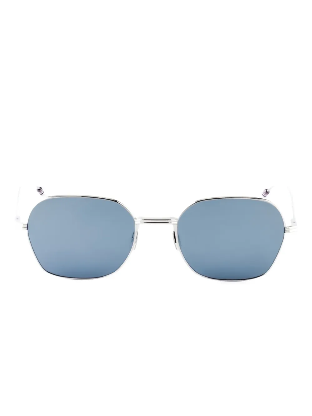 Thom Browne Eyewear geometric-frame sunglasses | Silver | Image 1