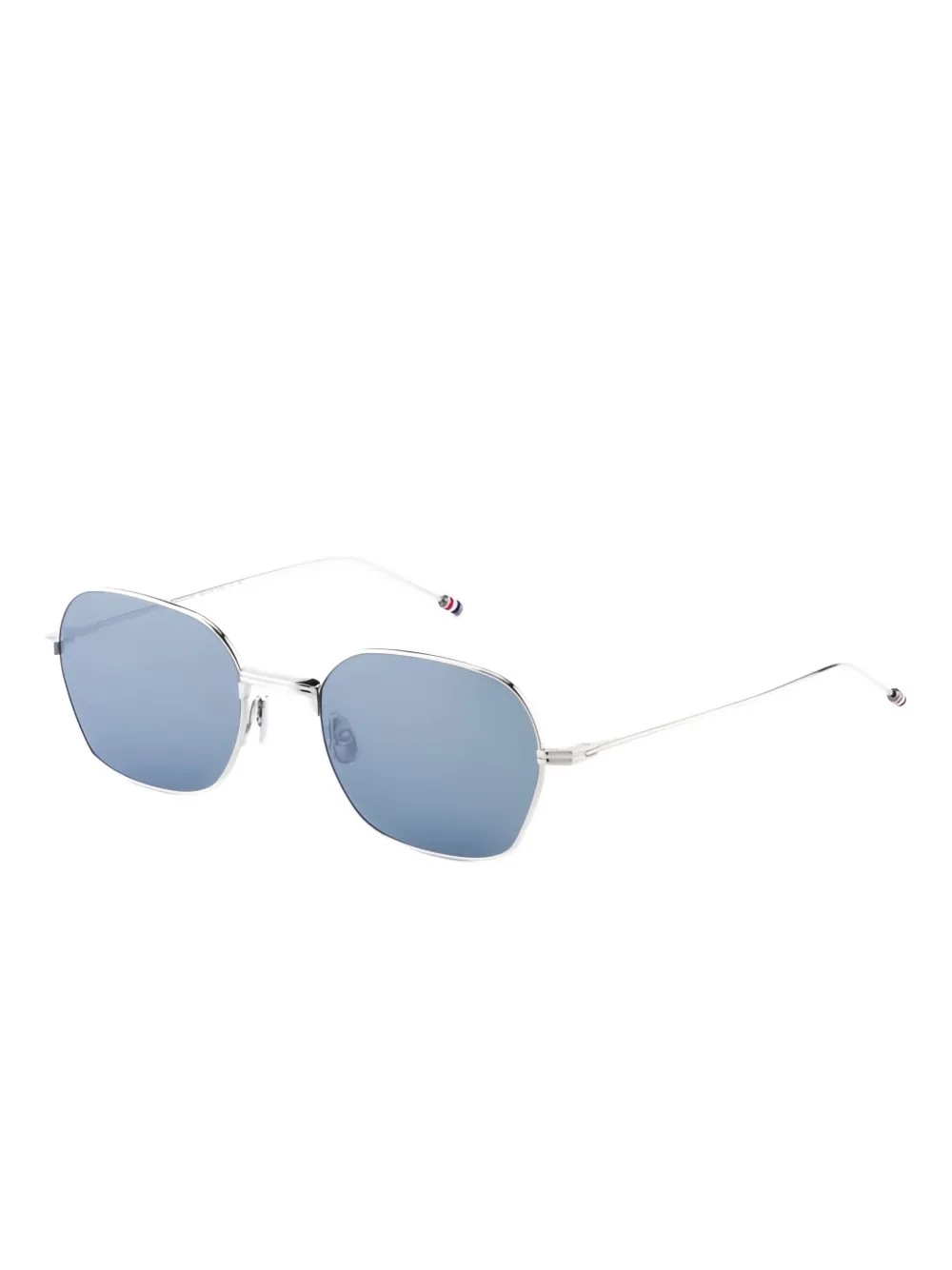 Thom Browne Eyewear geometric-frame sunglasses - Zilver
