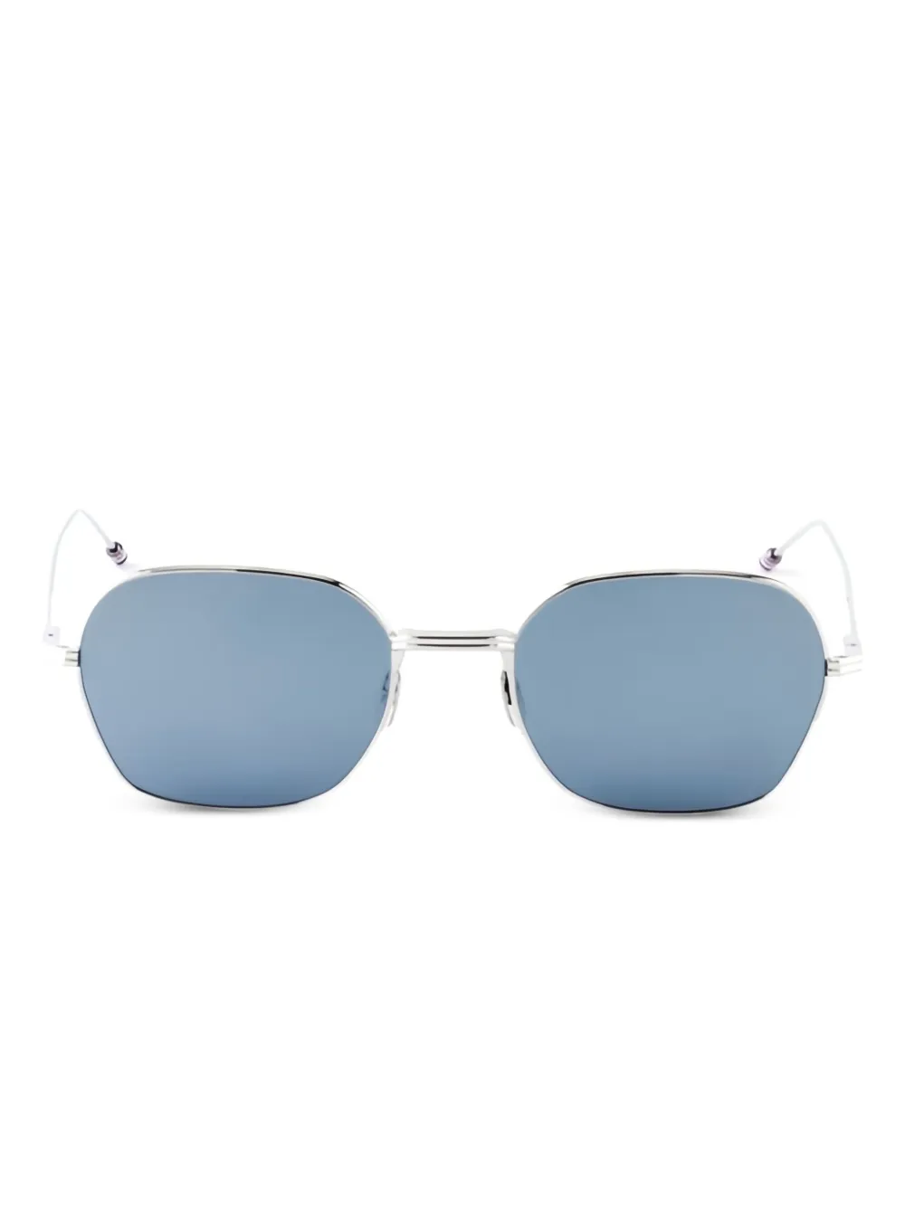 Thom Browne Eyewear geometric-frame sunglasses | Silver | Image 1