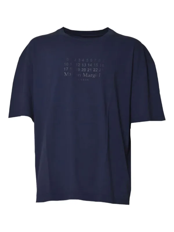 Maison Margiela プリント Tシャツ | ブルー | FARFETCH JP