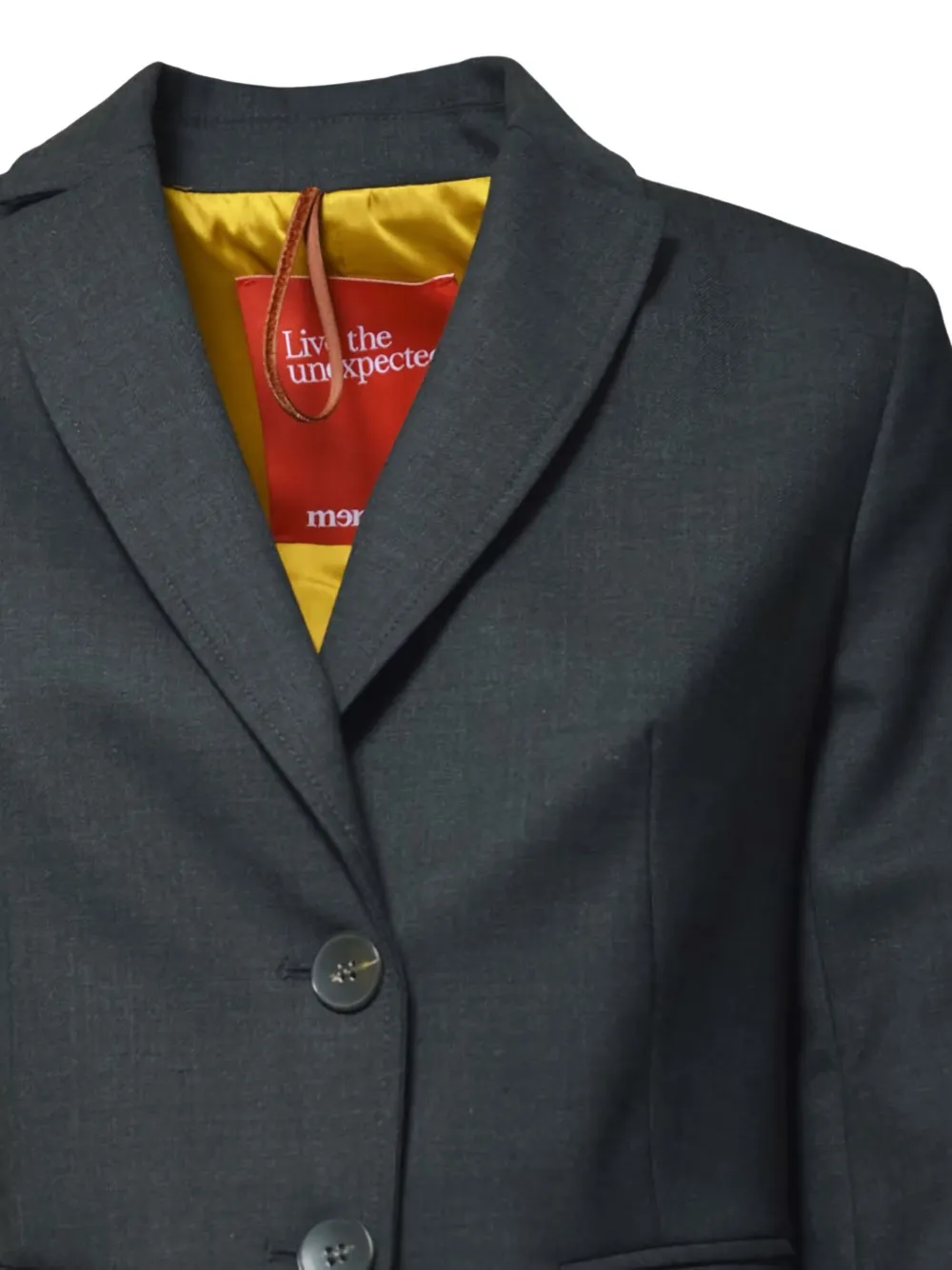 Merci Blazer met enkele rij knopen Grijs