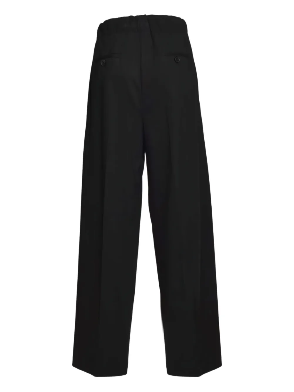 SOLOTRE Broek met elastische taille - Zwart