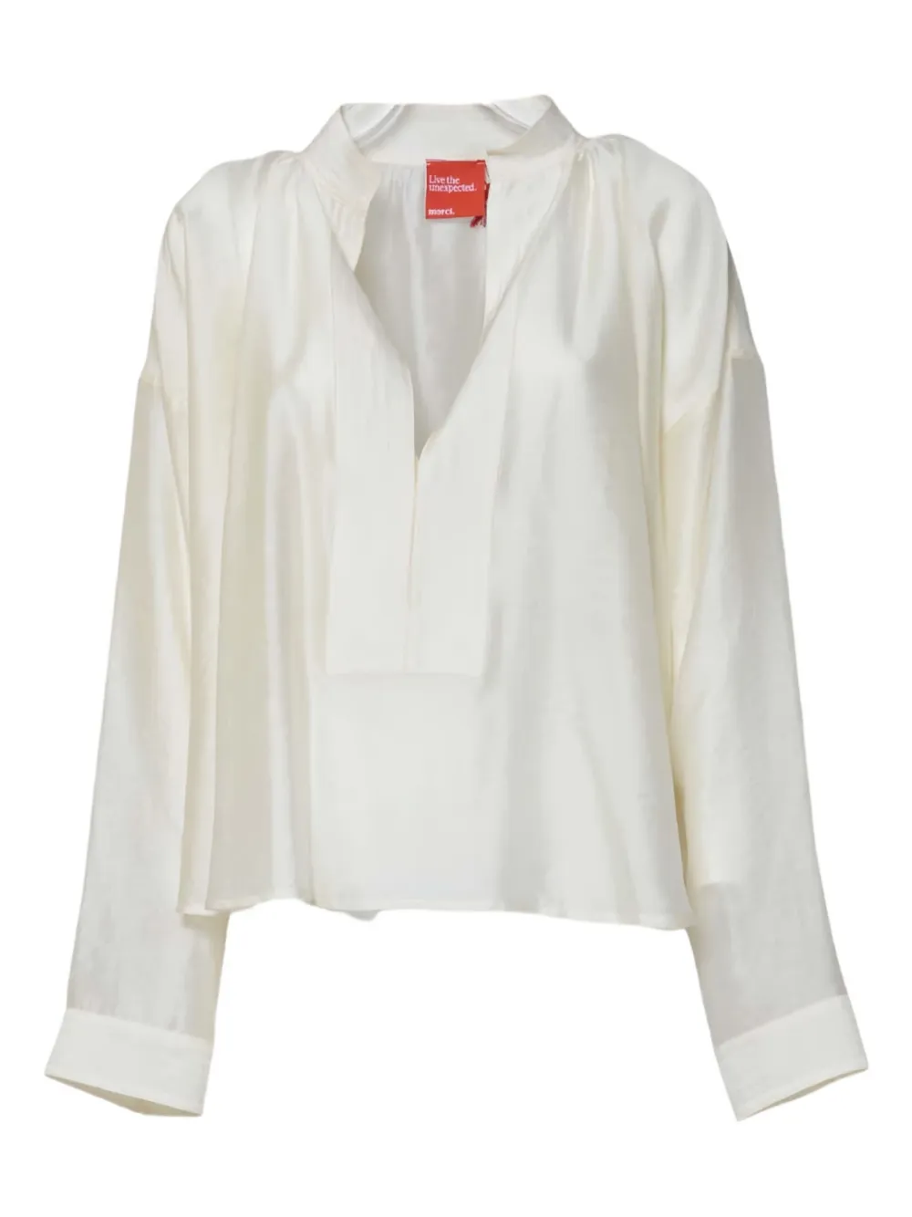 Merci camisa con cuello en V | blanco | Image 1