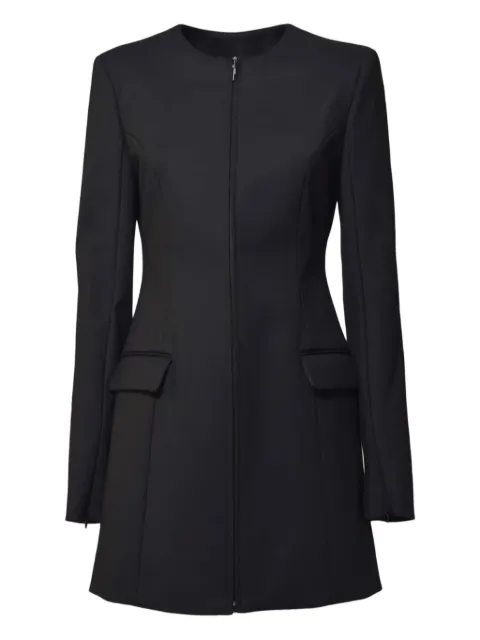 MSGM zip-fastening single-breasted coat