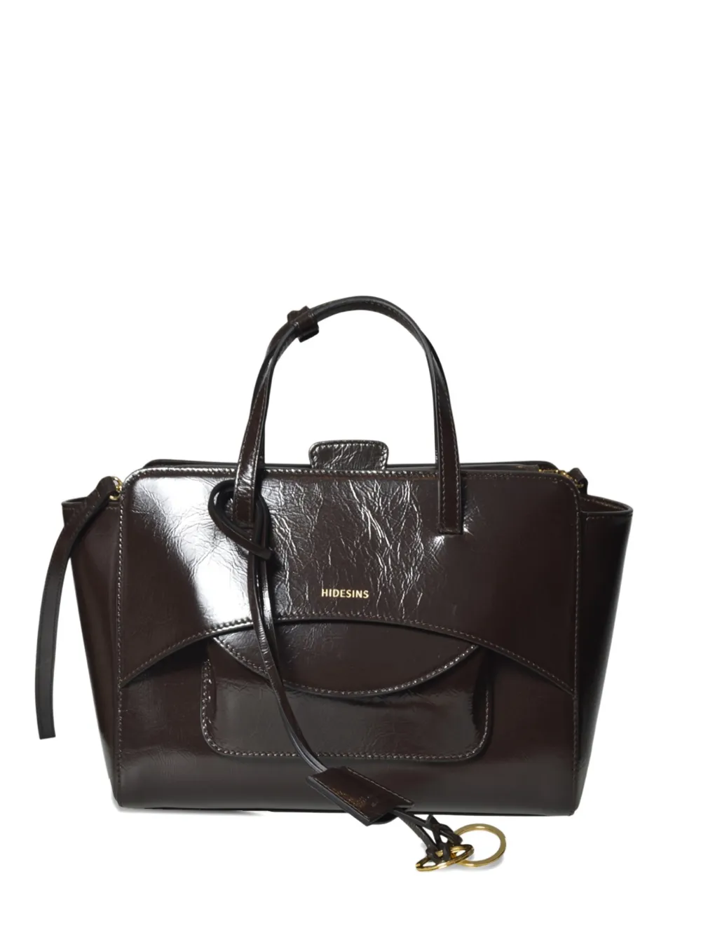 Hidesins Leather Tote Bag In Brown