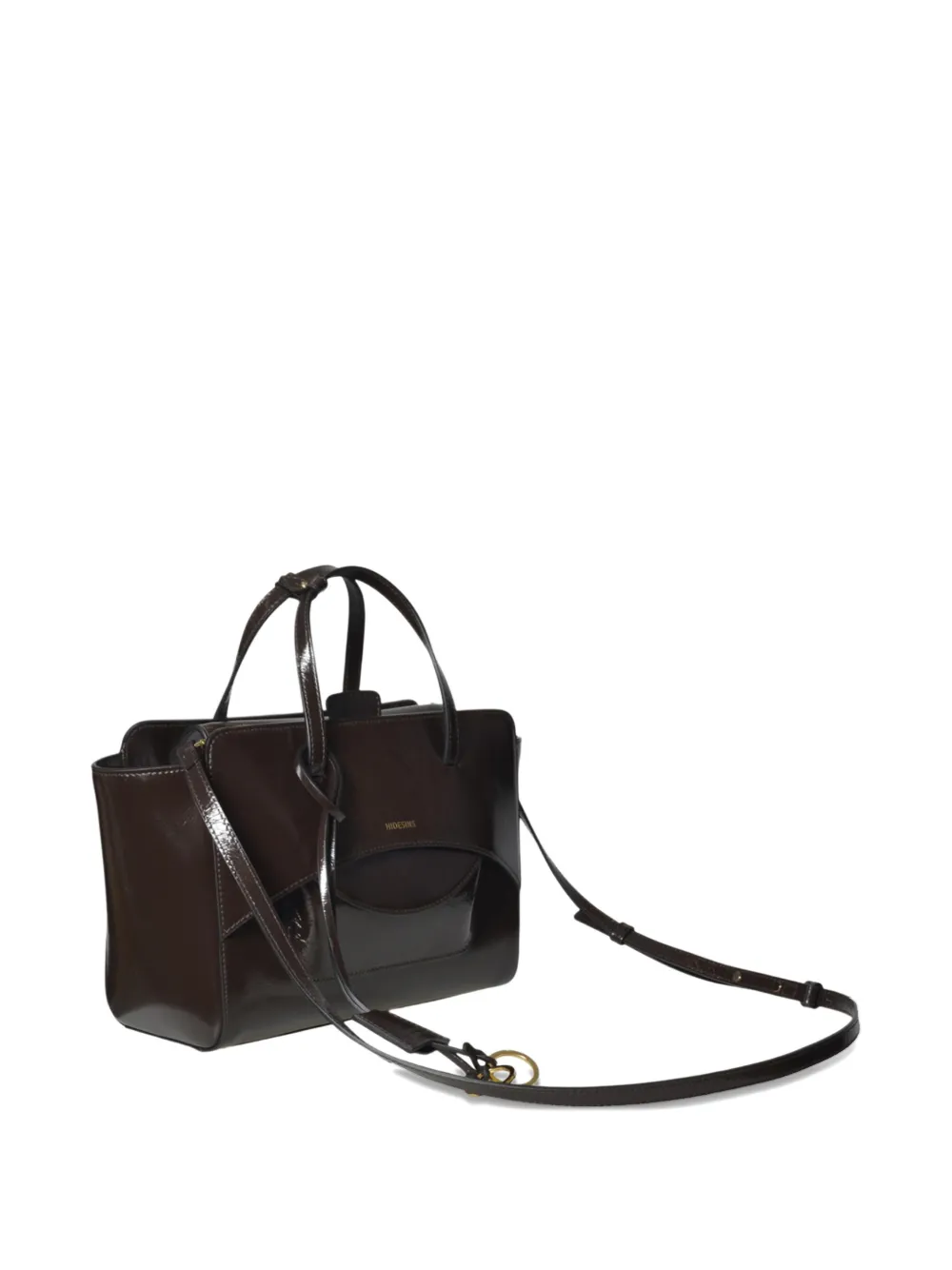 Hidesins Leather Tote Bag In Brown