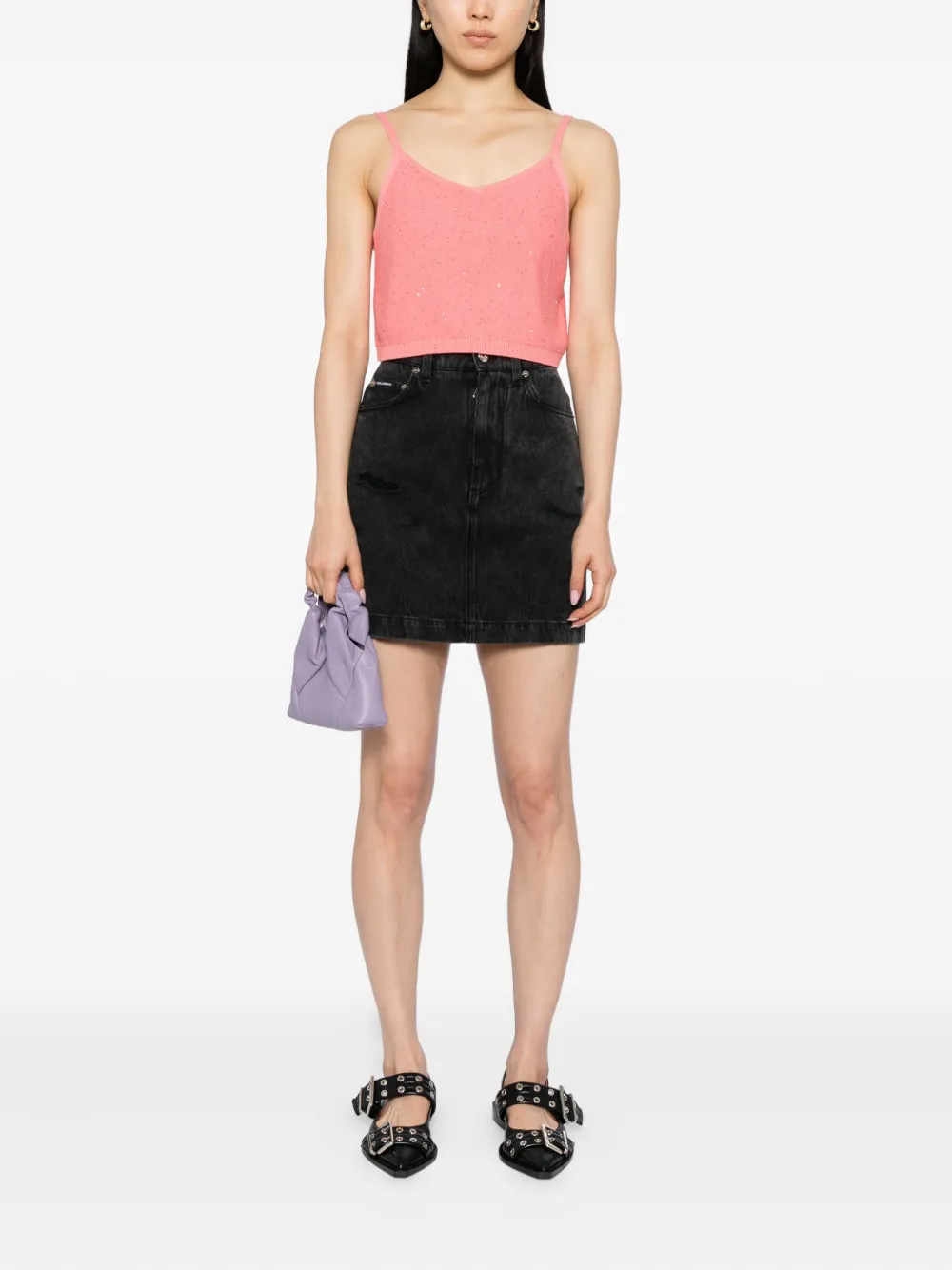 To B. By Agnès B. Cami Tank Top In Animal Print