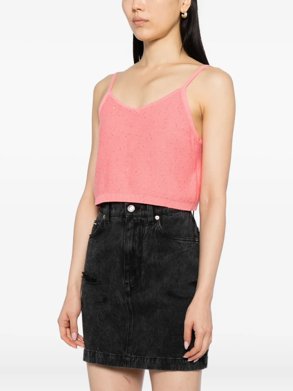To B. By Agnès B. Cami Tank Top In Animal Print