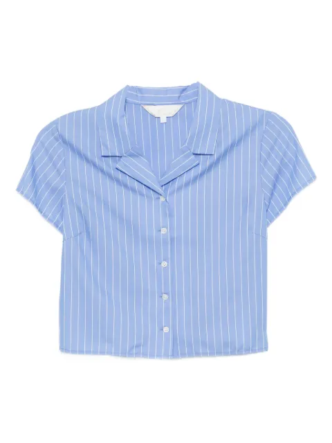 To b. by agnès b. Dobby striped shirt