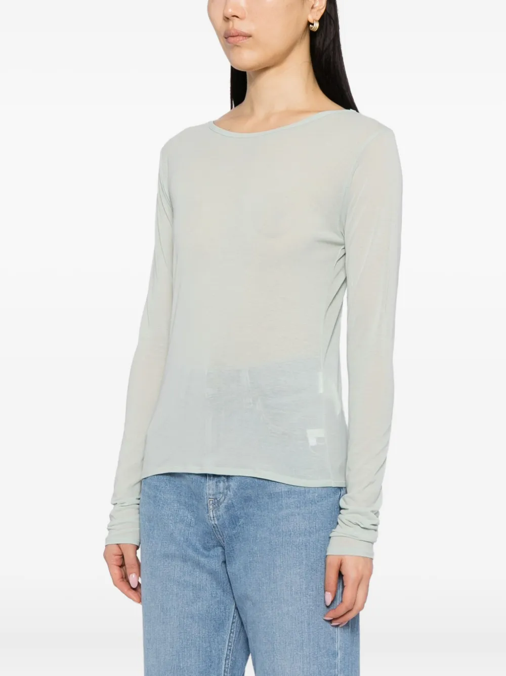 To B. By Agnès B. Logo-plaque T-shirt In Green