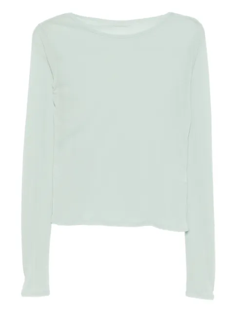 To b. by agnès b. logo-plaque T-shirt