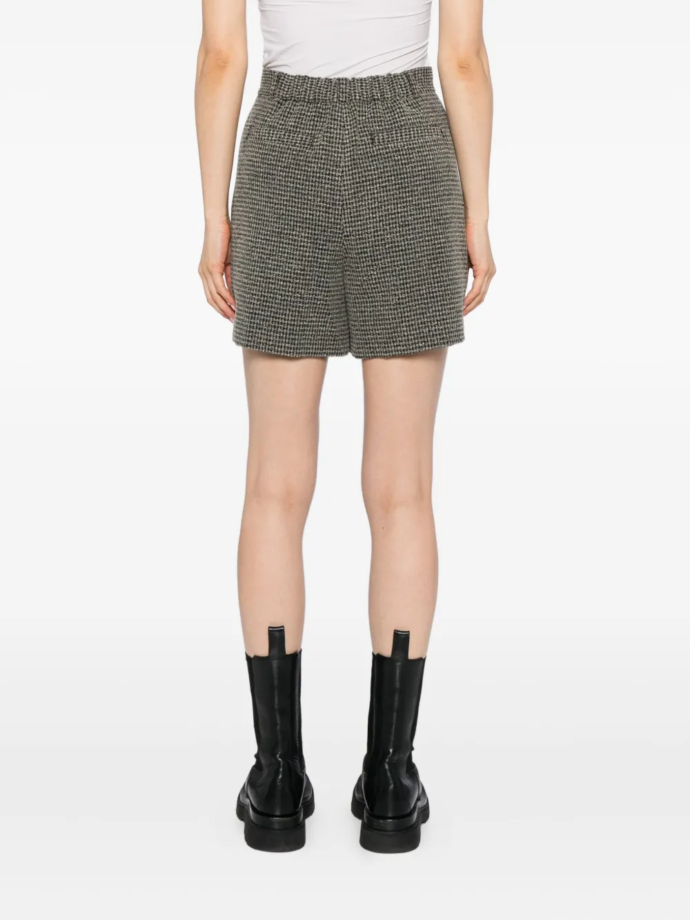To B. By Agnès B. Boucle Shorts In Animal Print