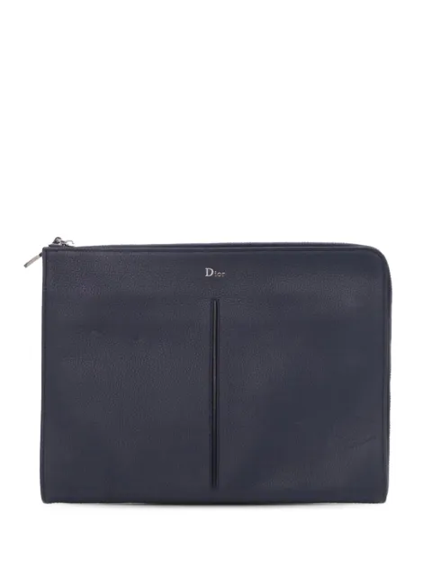 Christian Dior Pre-Owned 2013 Leather Document Case clutch bag