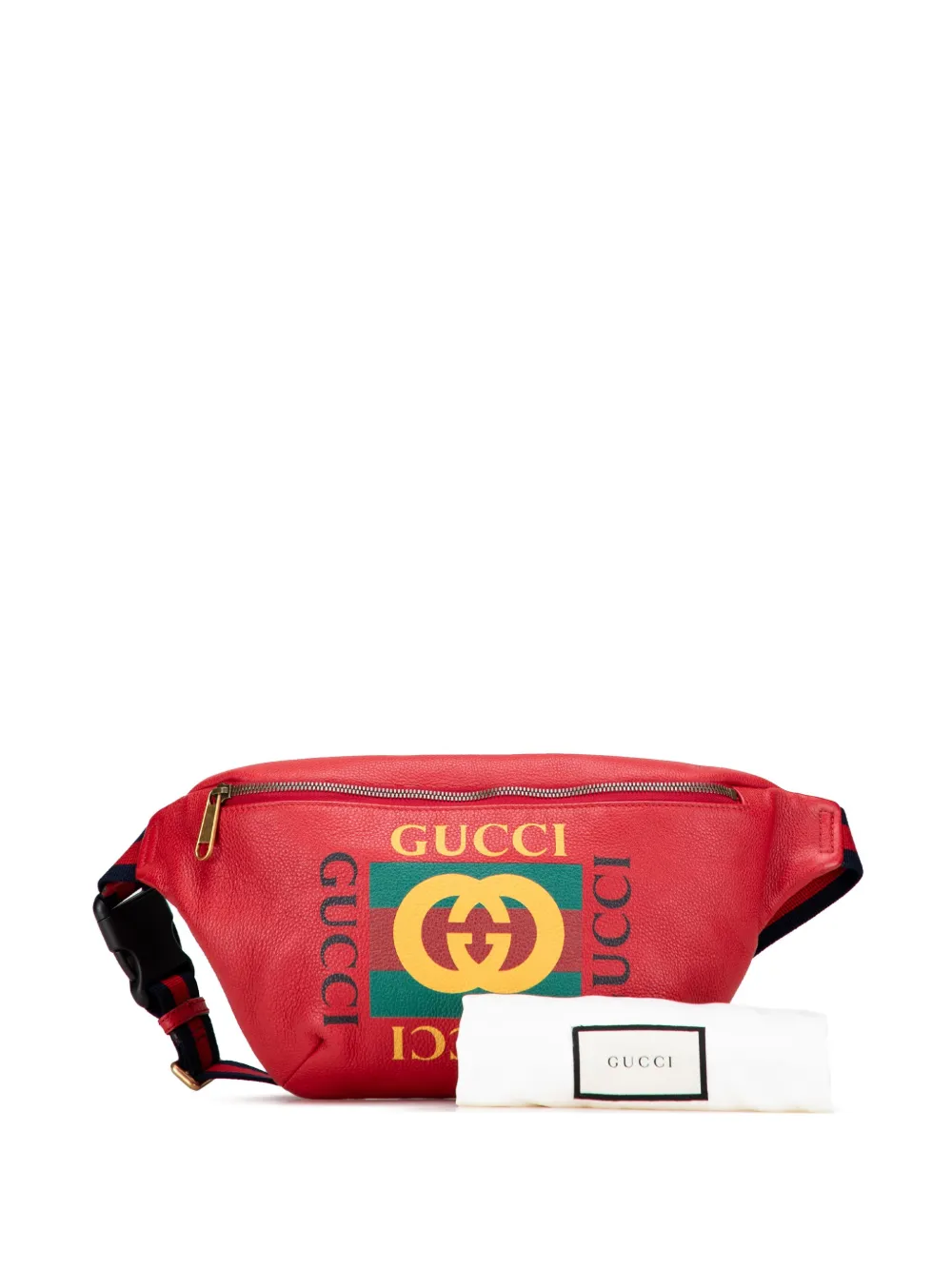 Gucci Pre-Owned 2000-2015 Grained Calfskin Logo belt bag | Pre-Owned | Image 2