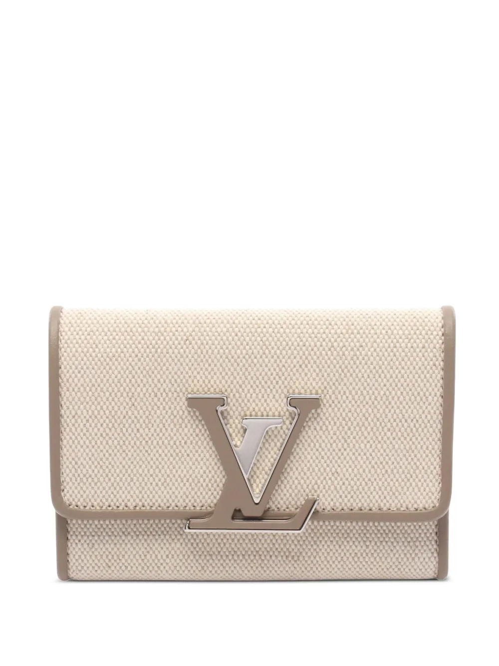 Louis Vuitton Pre-Owned 2021-2025 Canvas Capucines Compact Trifold Wallet small wallets - Marrone