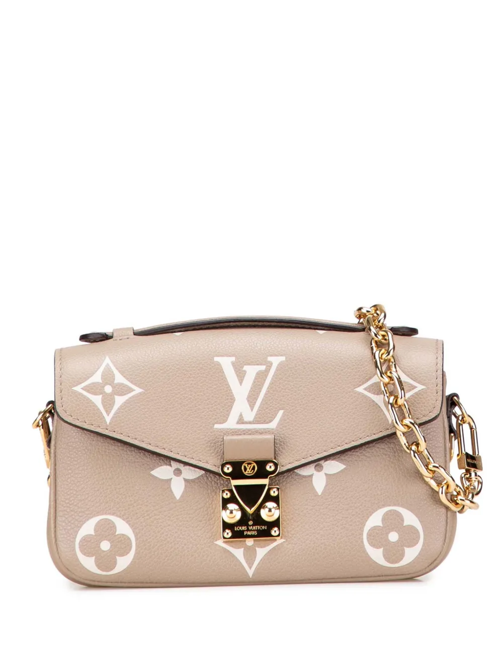 Louis Vuitton Pre-Owned 2021-2025 Monogram Empreinte Pochette Metis East West satchel - Marrone