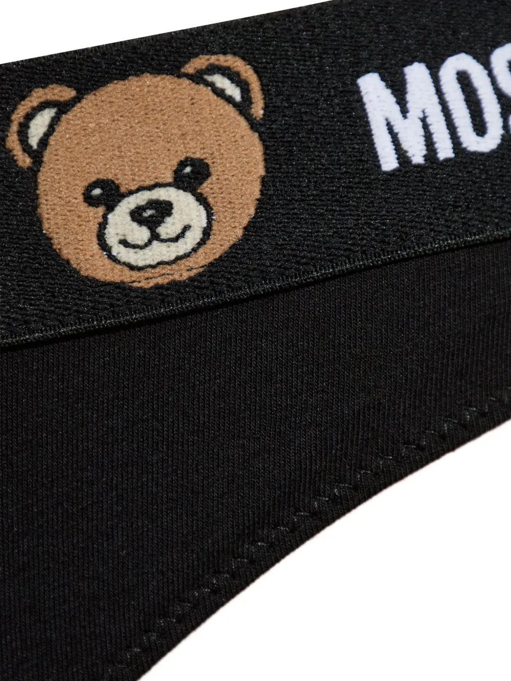 Moschino Slip met logoband Zwart