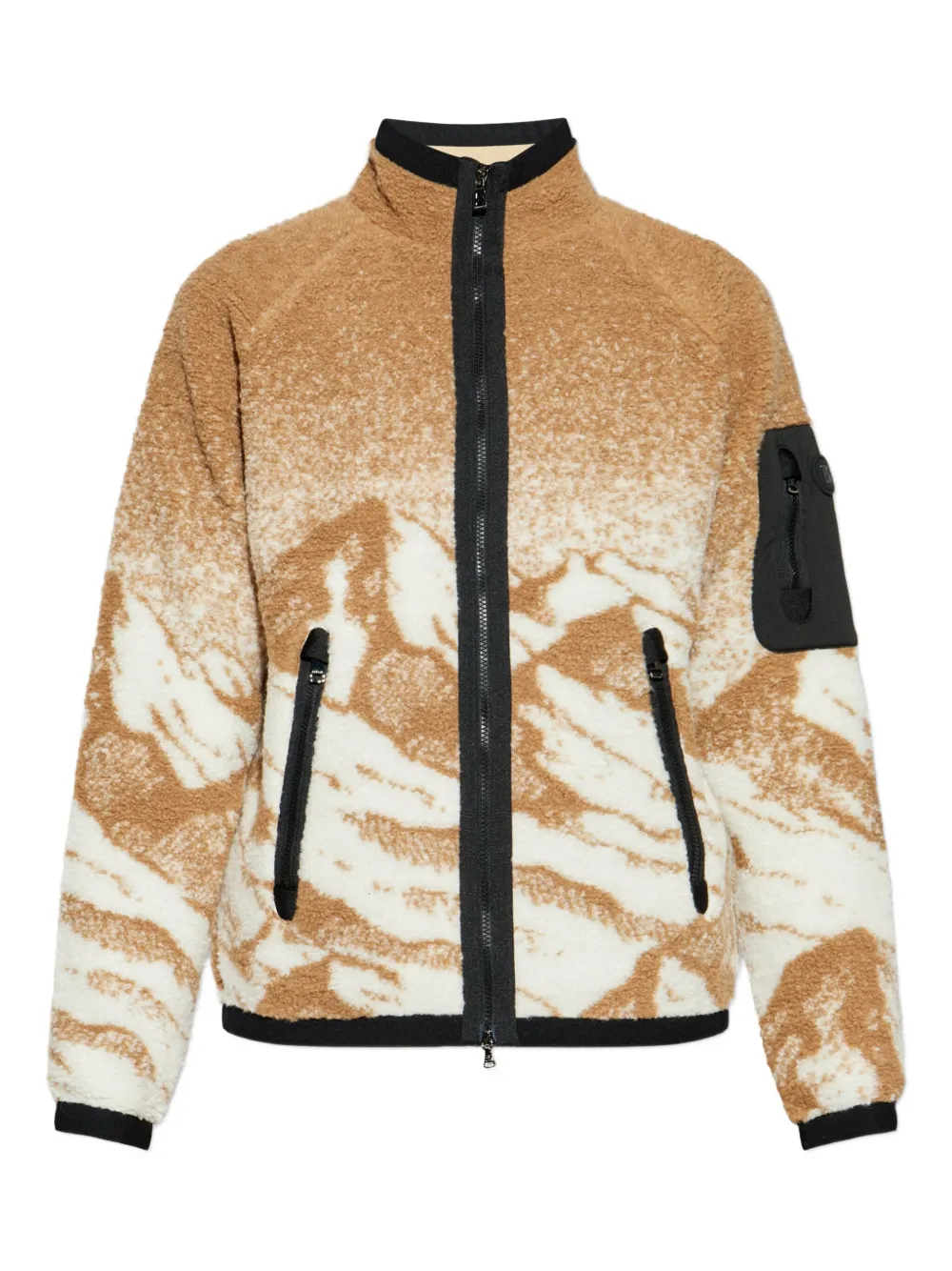 BOGNER  Gregor zip-up patterned jacket | Brown | Image 1
