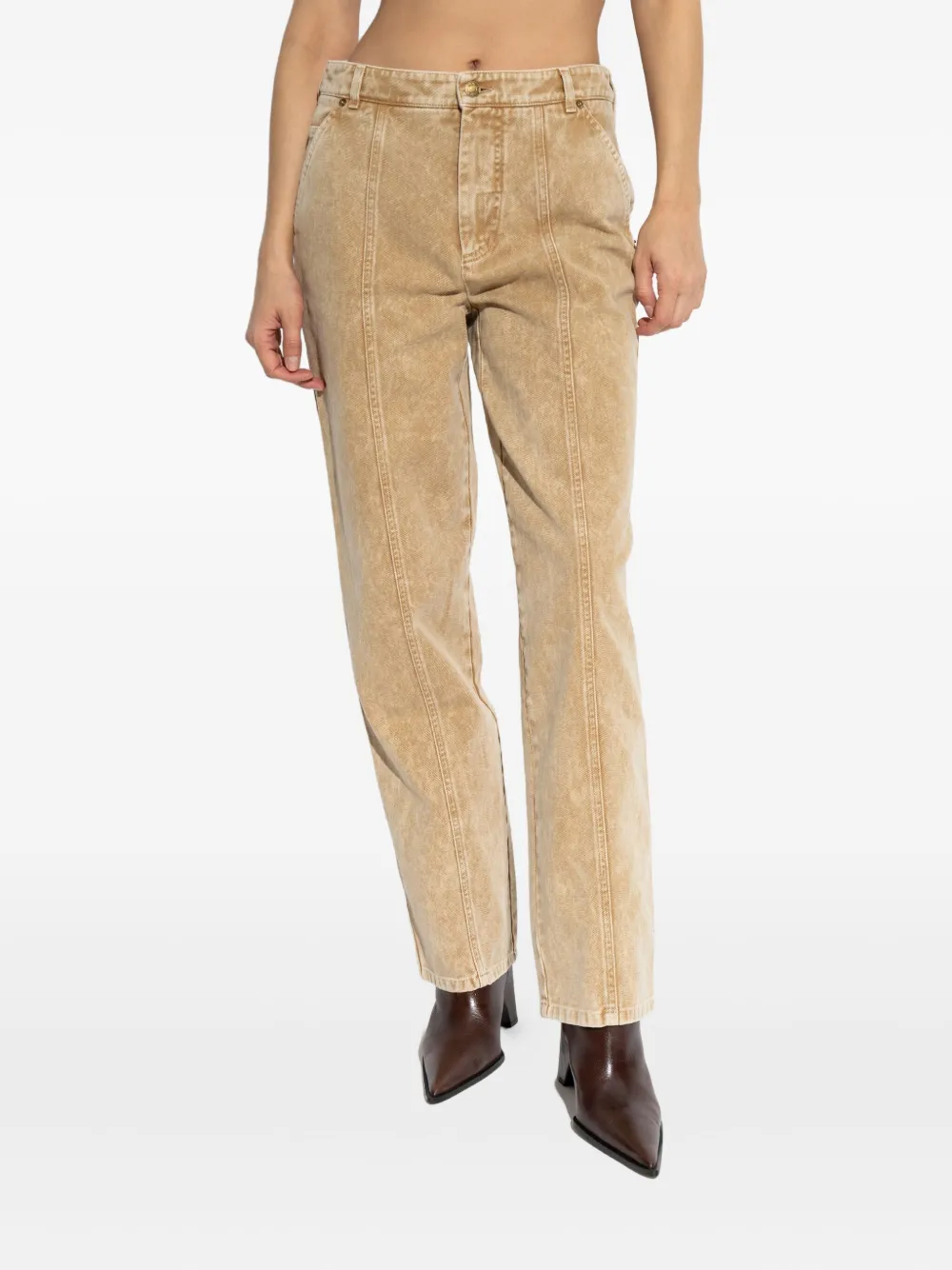 Moschino High-waist jeans Beige