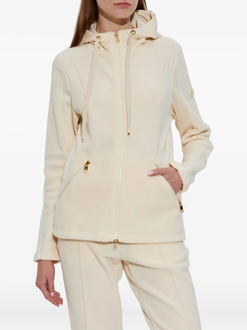 Bogner Florens Hooded Zip Jacket In Metallic