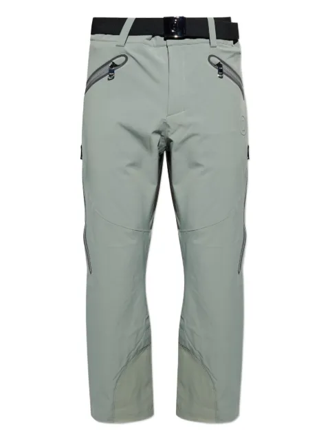 BOGNER pantalon zippé à taille ceinturée