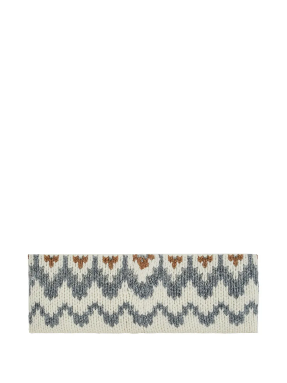 Bogner Zig-zag Logo Headband In Gray
