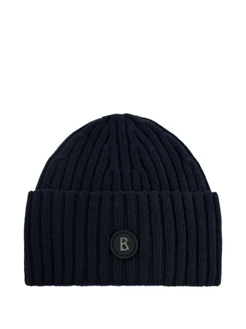 BOGNER ribbed beanie hat