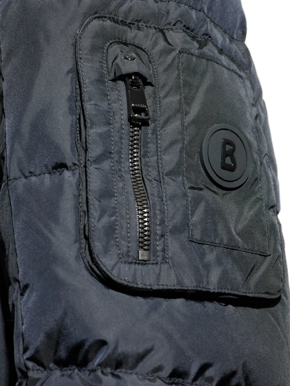 BOGNER Jones gewatteerd jack met capuchon Zwart