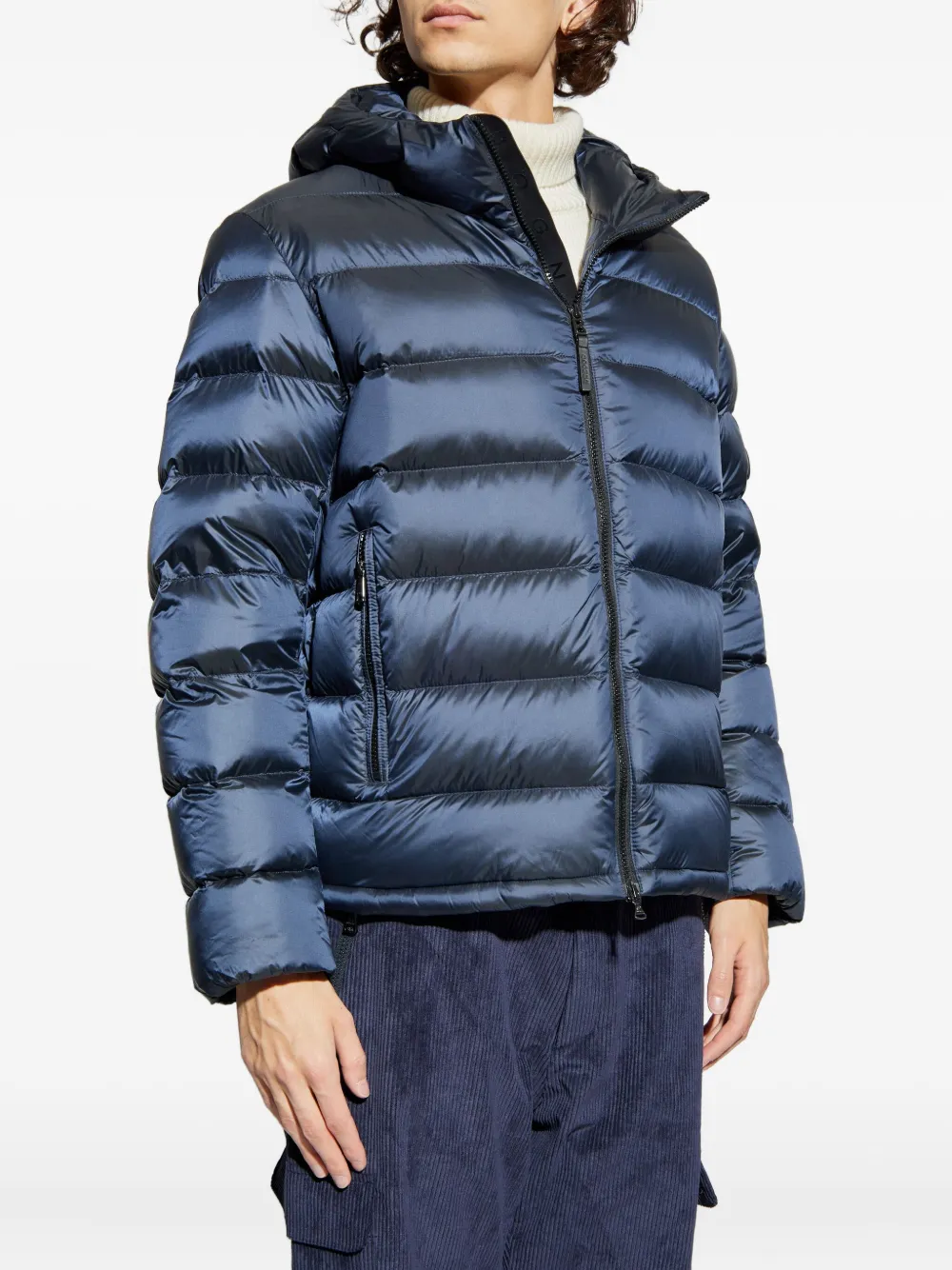 BOGNER Gevoerd jack met capuchon Blauw