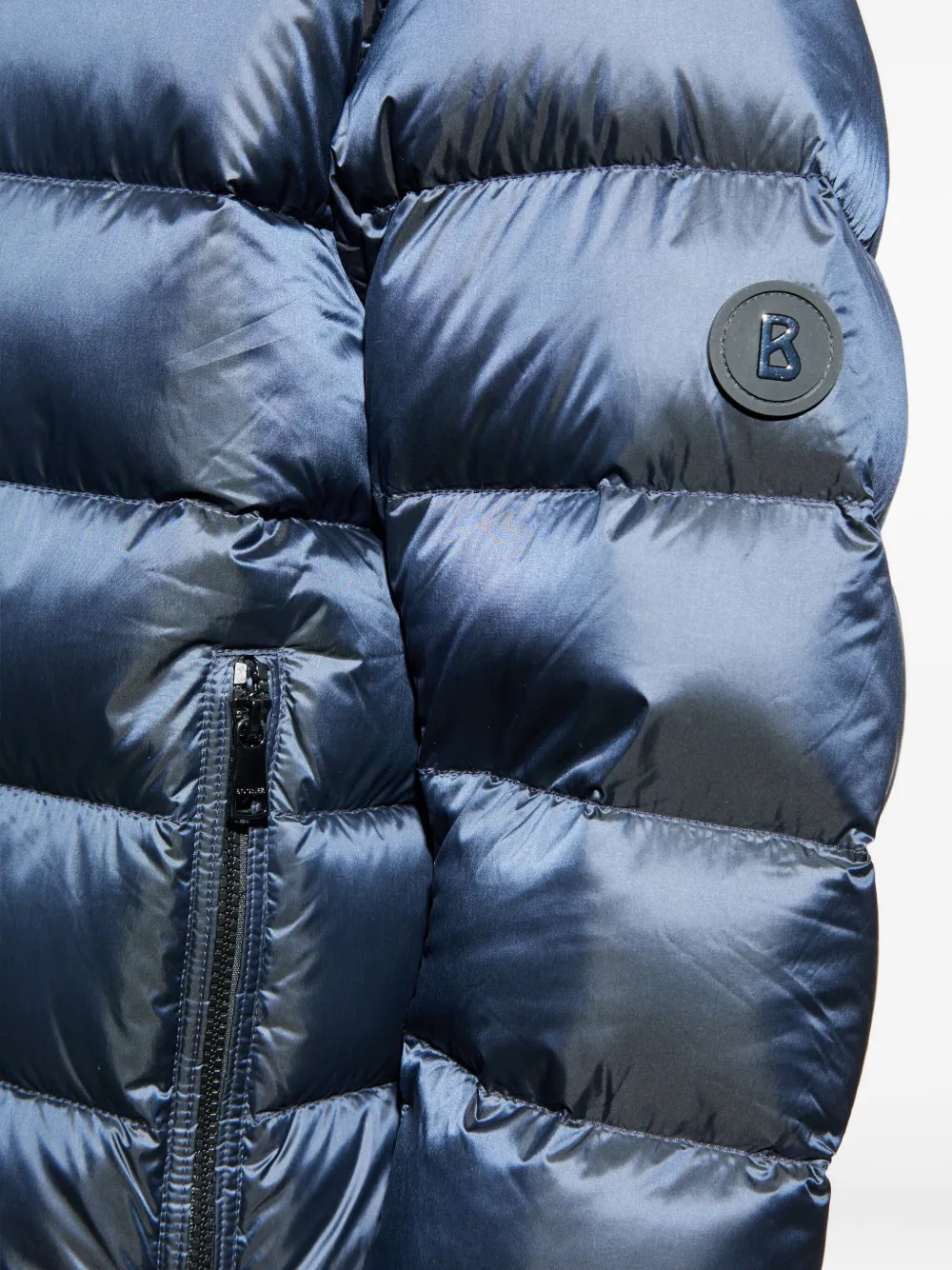 BOGNER Gevoerd jack met capuchon Blauw