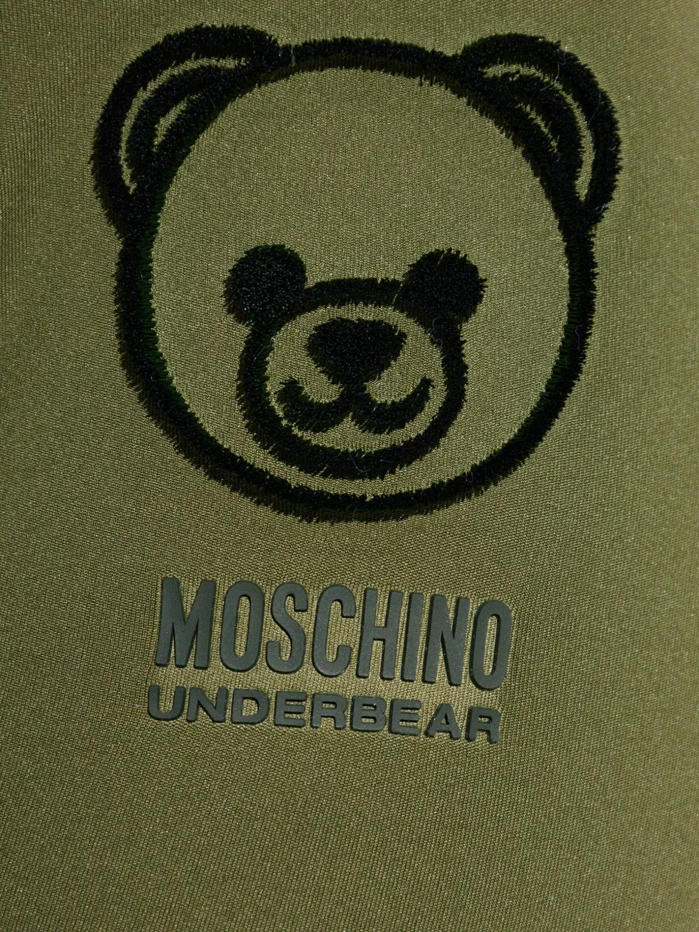 Moschino Teddy Bear Leggings In Green