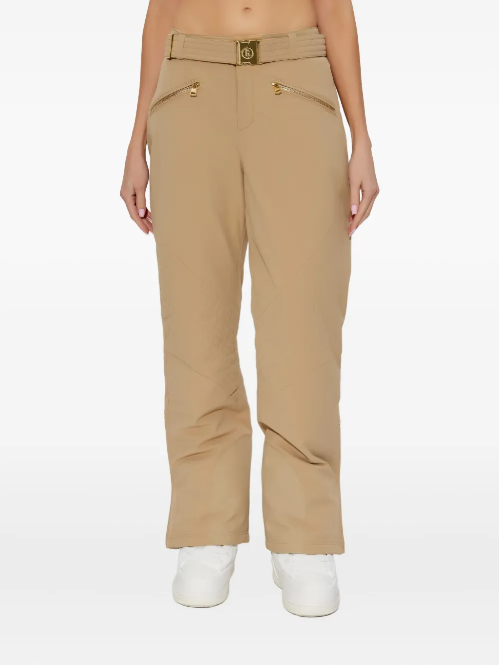 Bogner Franzi Quilted Ski Pants In Brown