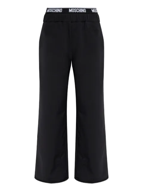 Moschino pantalones con logo en la pretina
