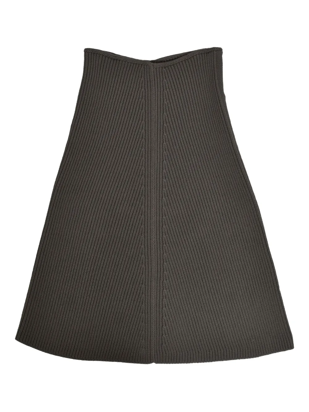 Rick Owens Ribbed Scarf In Brown