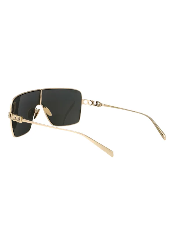 Gucci Eyewear スクエアフレーム サングラス | ゴールドトーン