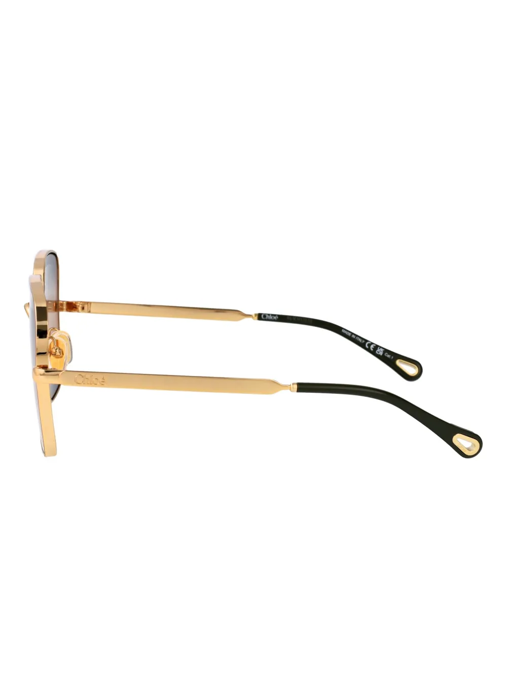 Chloé Eyewear Aly zonnebril met vierkant montuur Goud