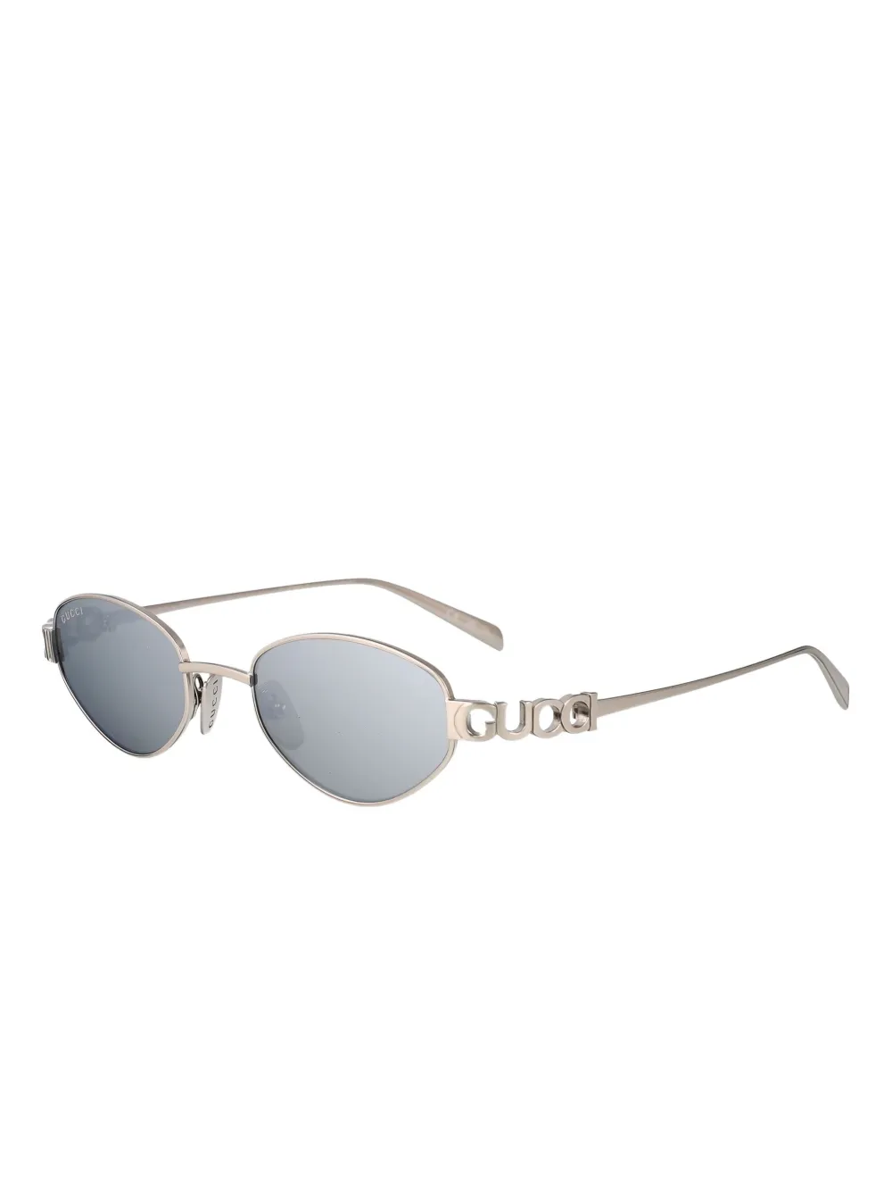 Gucci Eyewear oval-frame sunglasses - Zilver