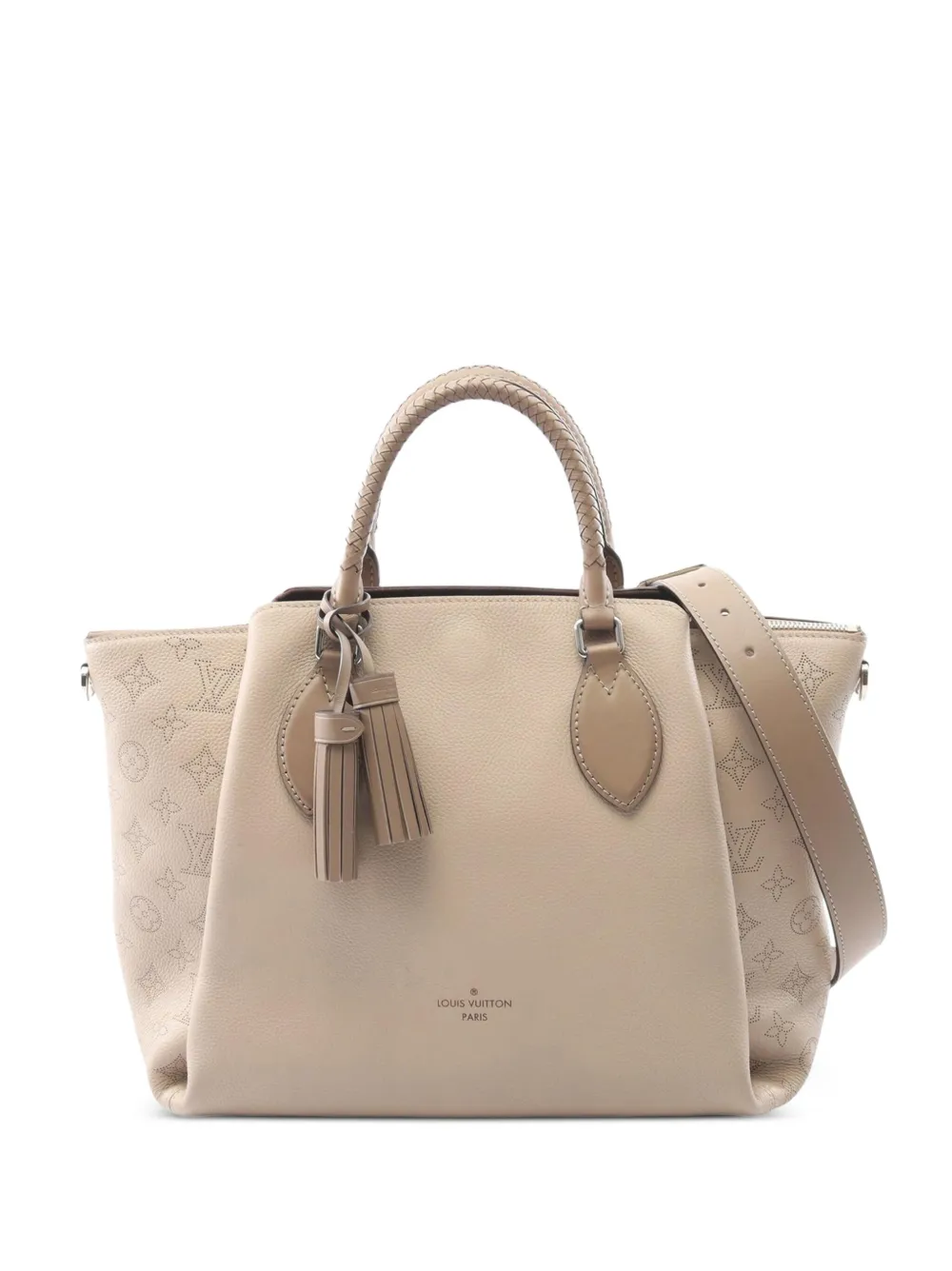 Louis Vuitton Pre-Owned 2019 モノグラム マヒナ ハウメア サッチェルバッグ - ブラウン Louis Vuitton Pre-Owned 2019 モノグラム マヒナ ハウメア サッチェルバッグ - ブラウン