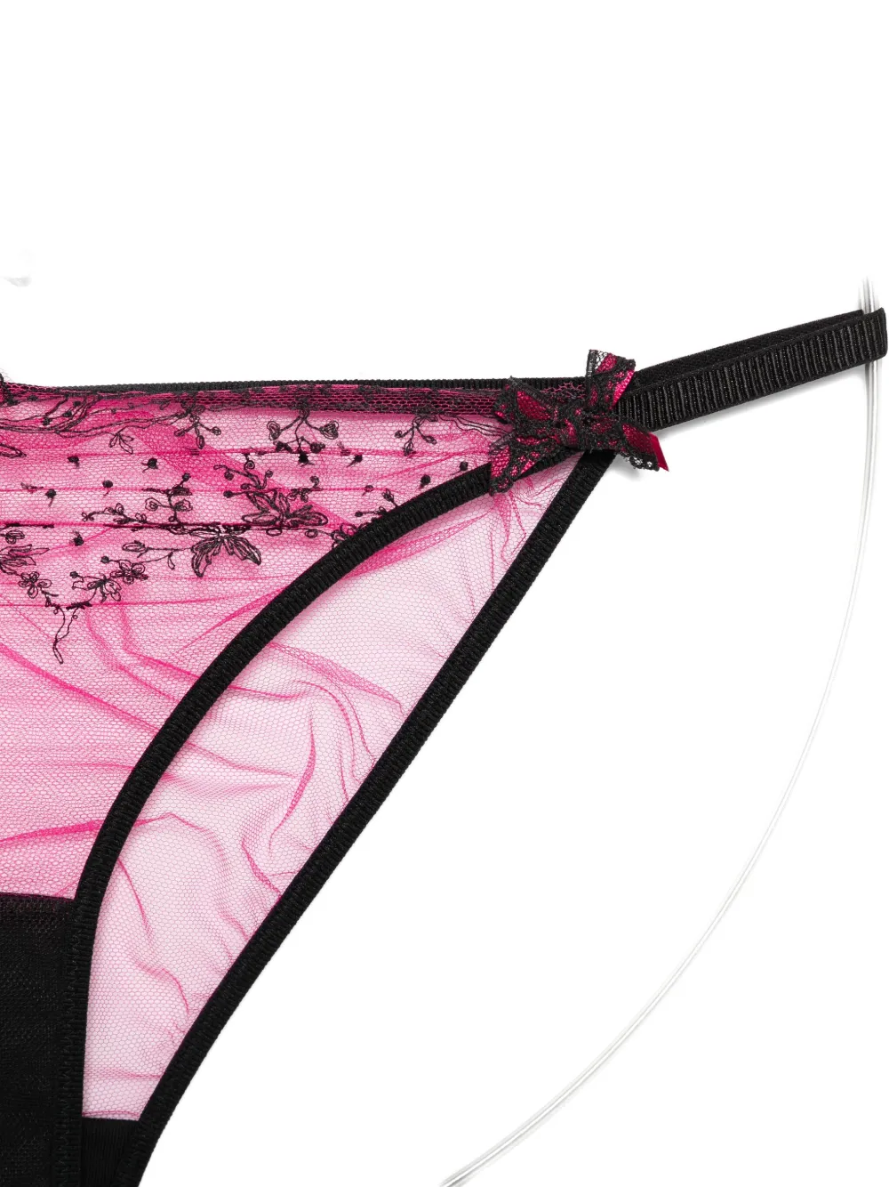 Agent Provocateur Lace-detailing Briefs In Pink