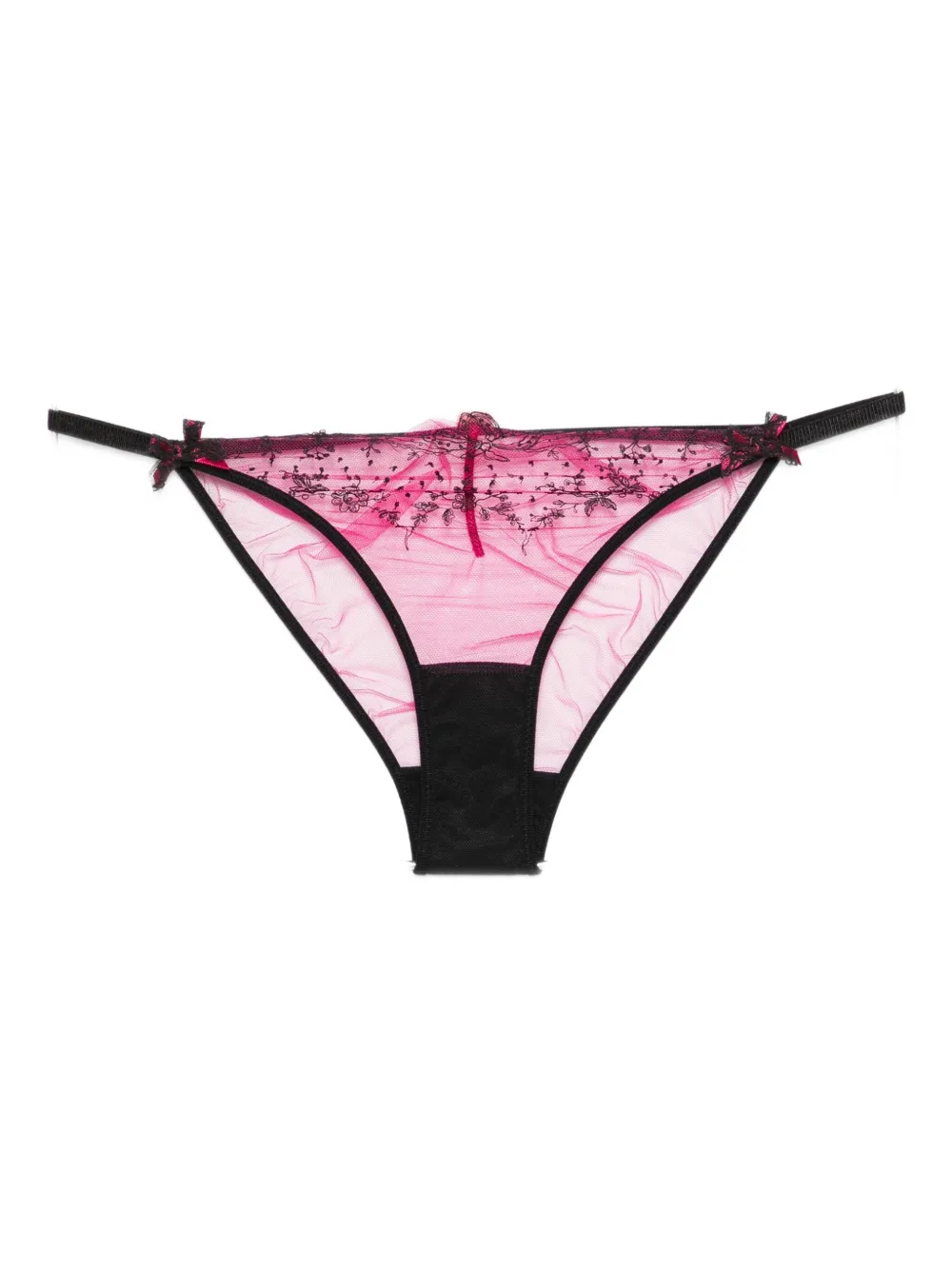 Agent Provocateur Lace-detailing Briefs In Pink