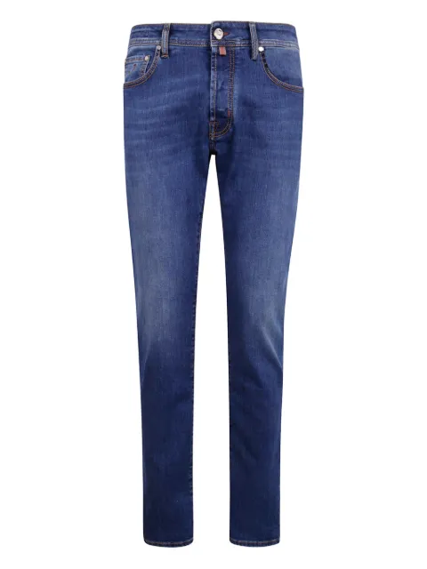 Jacob Cohën logo-patch jeans